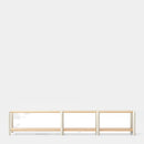 Bona - Étagère 280 Cm 2 Étagères - Chêne & Crème