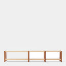 Bona - Étagère 280 Cm 2 Étagères - Chêne & Argile