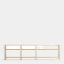 Bona - Étagère 280 Cm 3 Étagères - Chêne & Crème