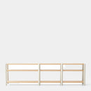 Bona - Étagère 280 Cm 3 Étagères - Chêne & Crème