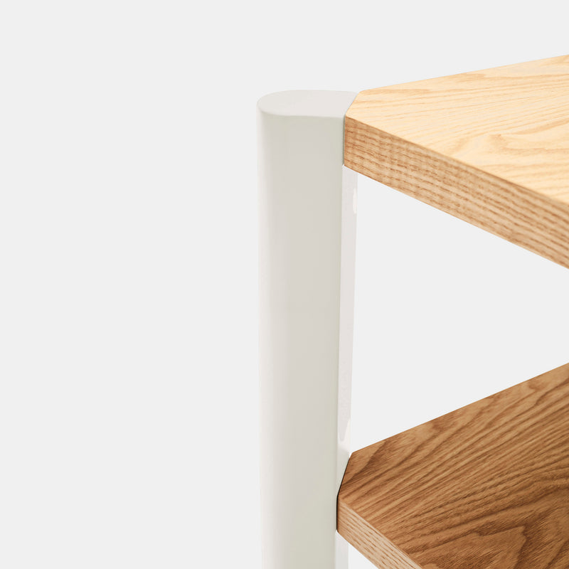 Bona - Étagère 280 Cm 4 Étagères - Chêne & Crème