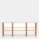 Bona - Étagère 280 Cm 4 Étagères - Chêne & Argile