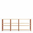 Bona - Étagère 280 Cm 4 Étagères - Chêne & Argile