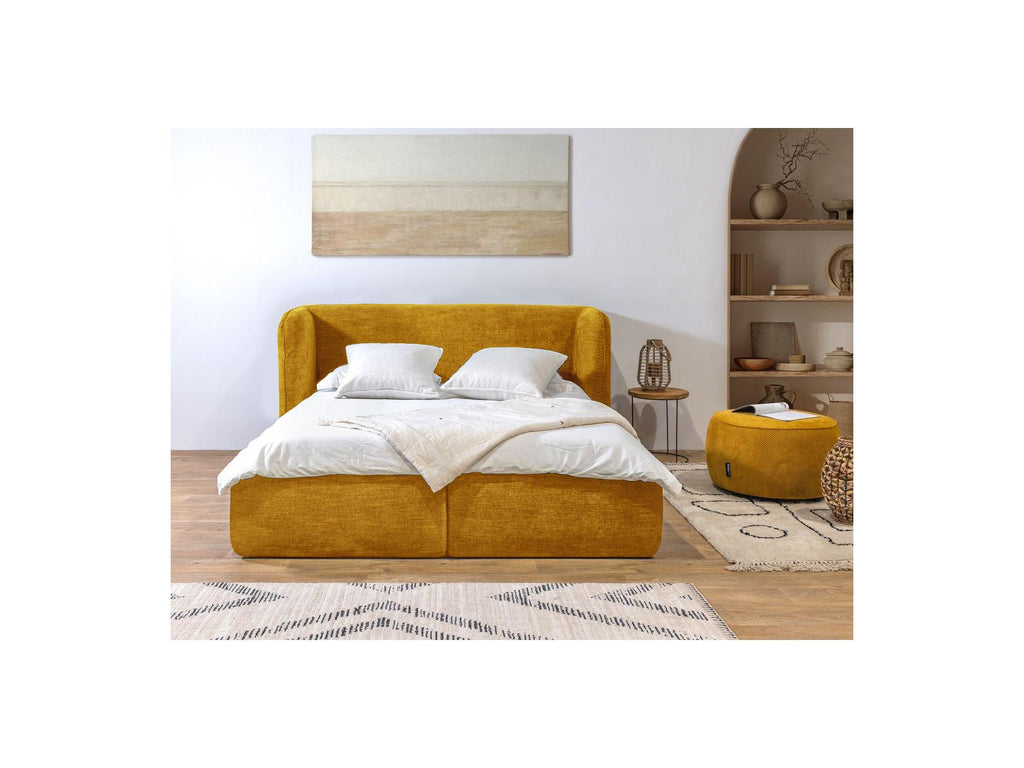 Louise - Ottoman Bed with Padded Headboard