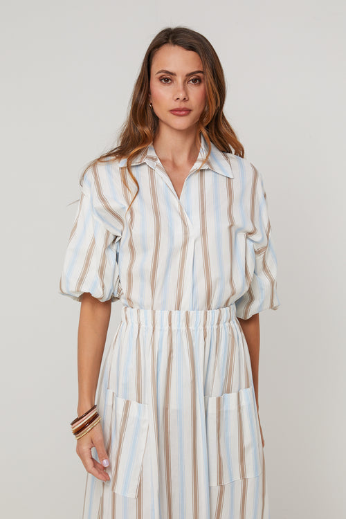 Top - Blanc Ciel - Femme