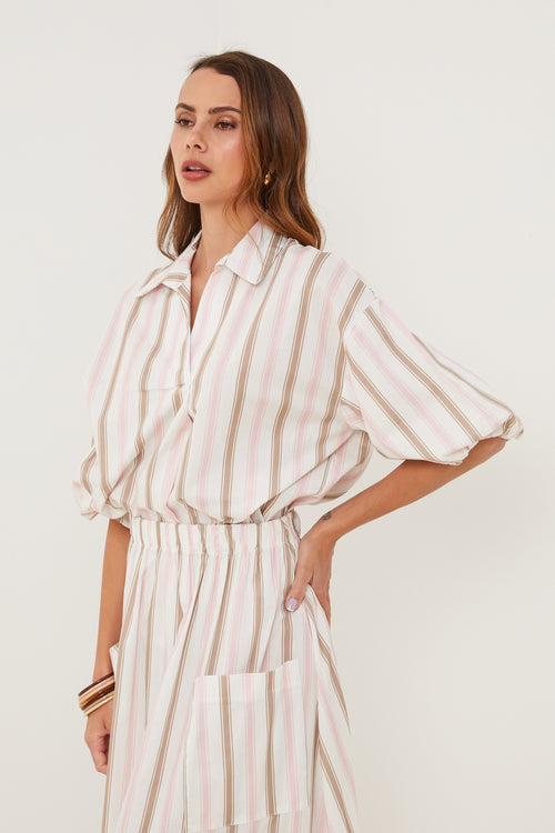 Top - Blanco Rosa - Mujer