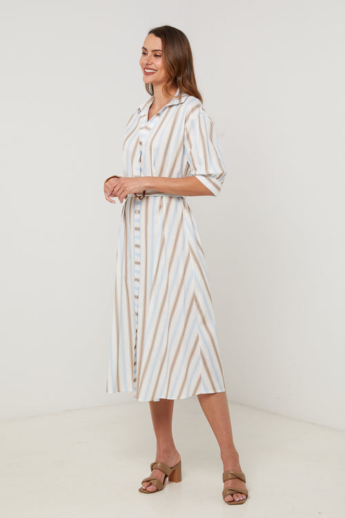 Vestido - Cielo Blanco - Mujer