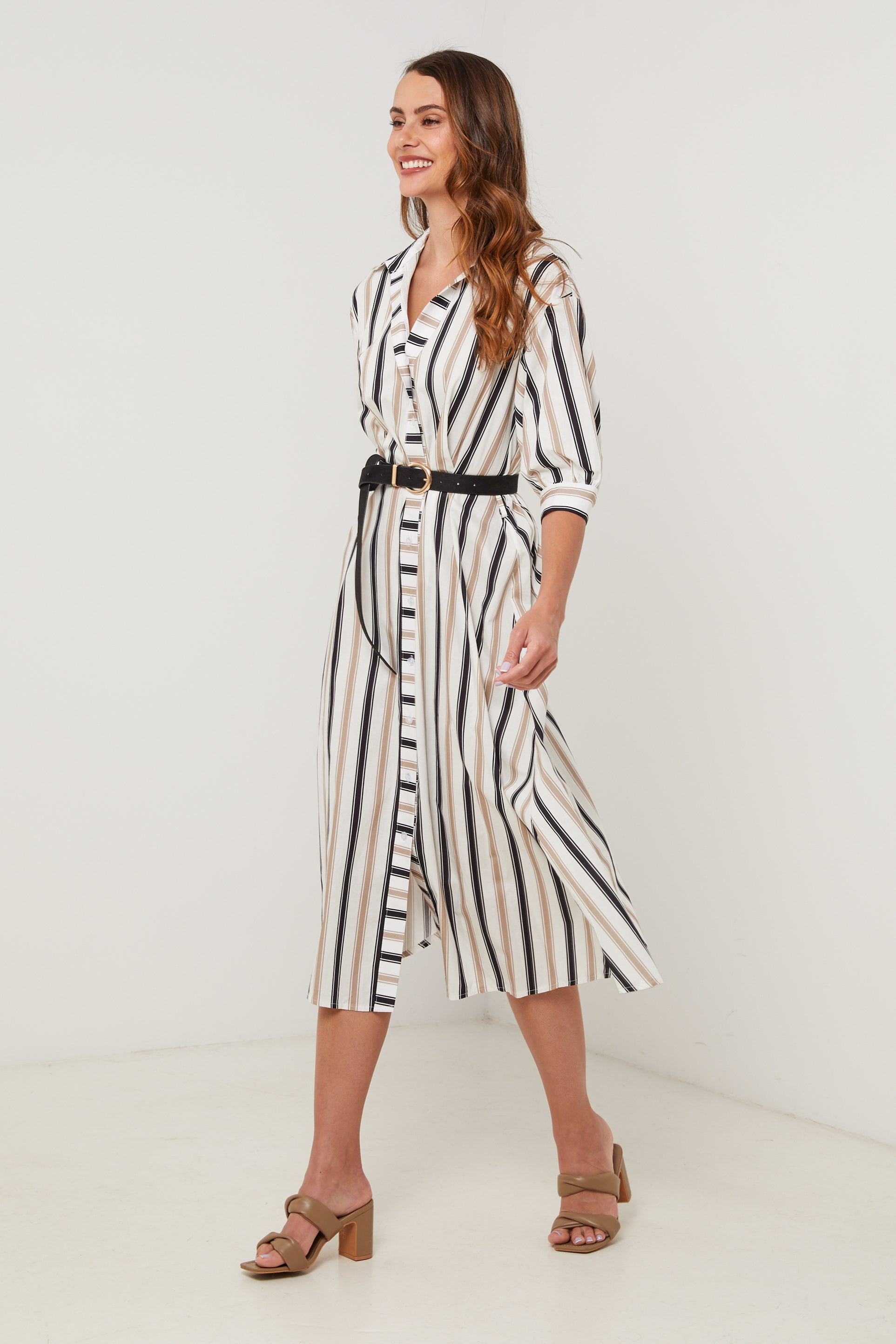 Dress - Black White - Women