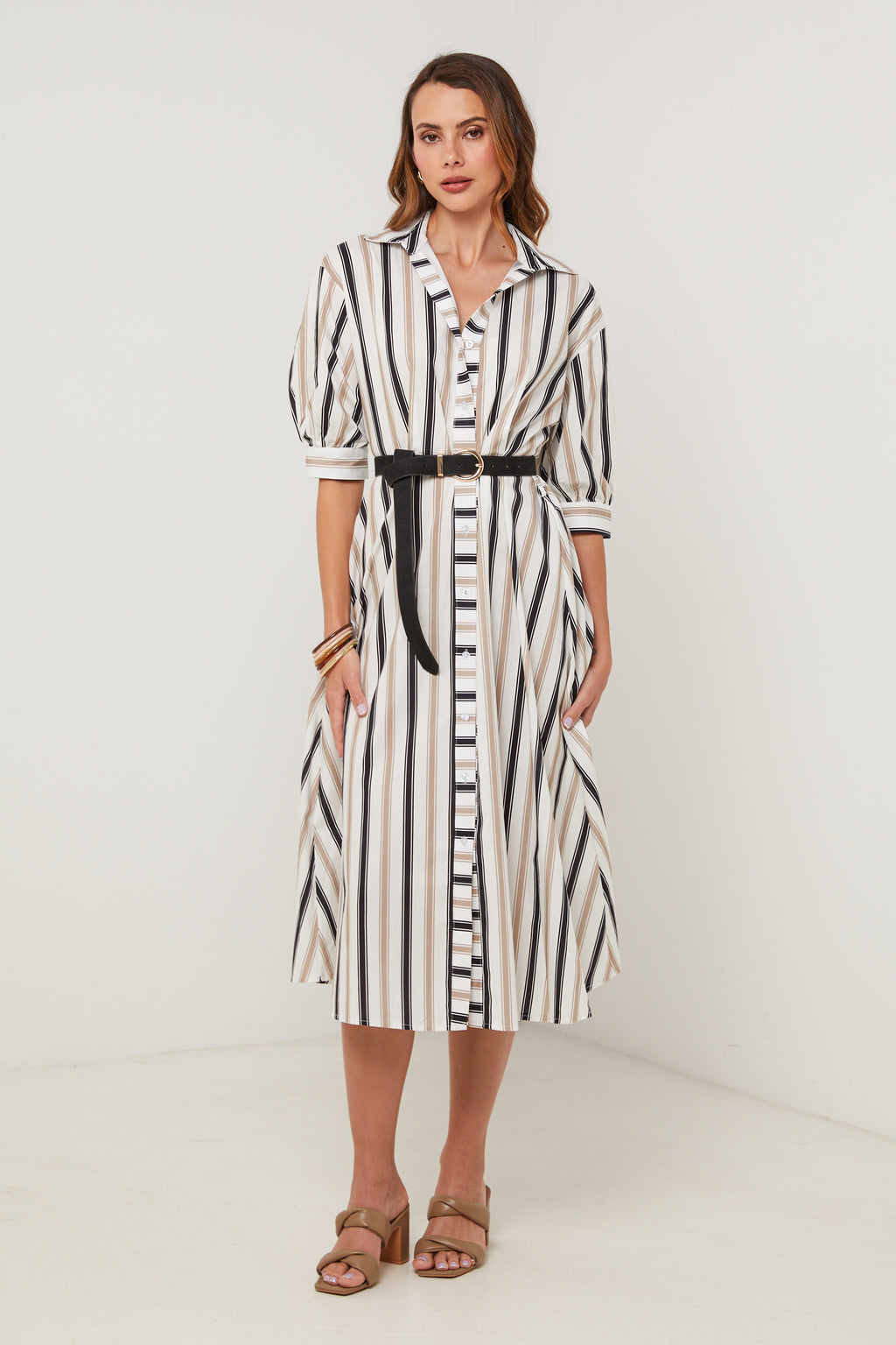 Dress - Black White - Women