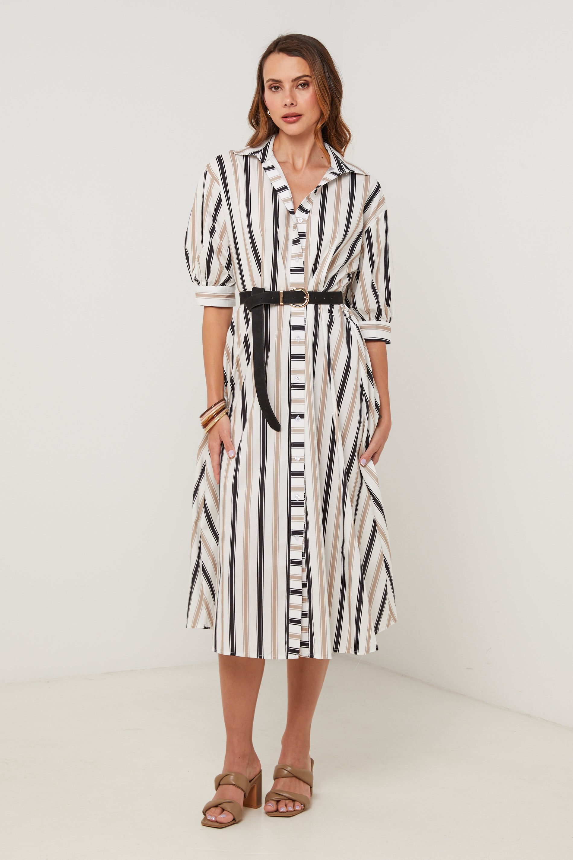 Dress - Black White - Women