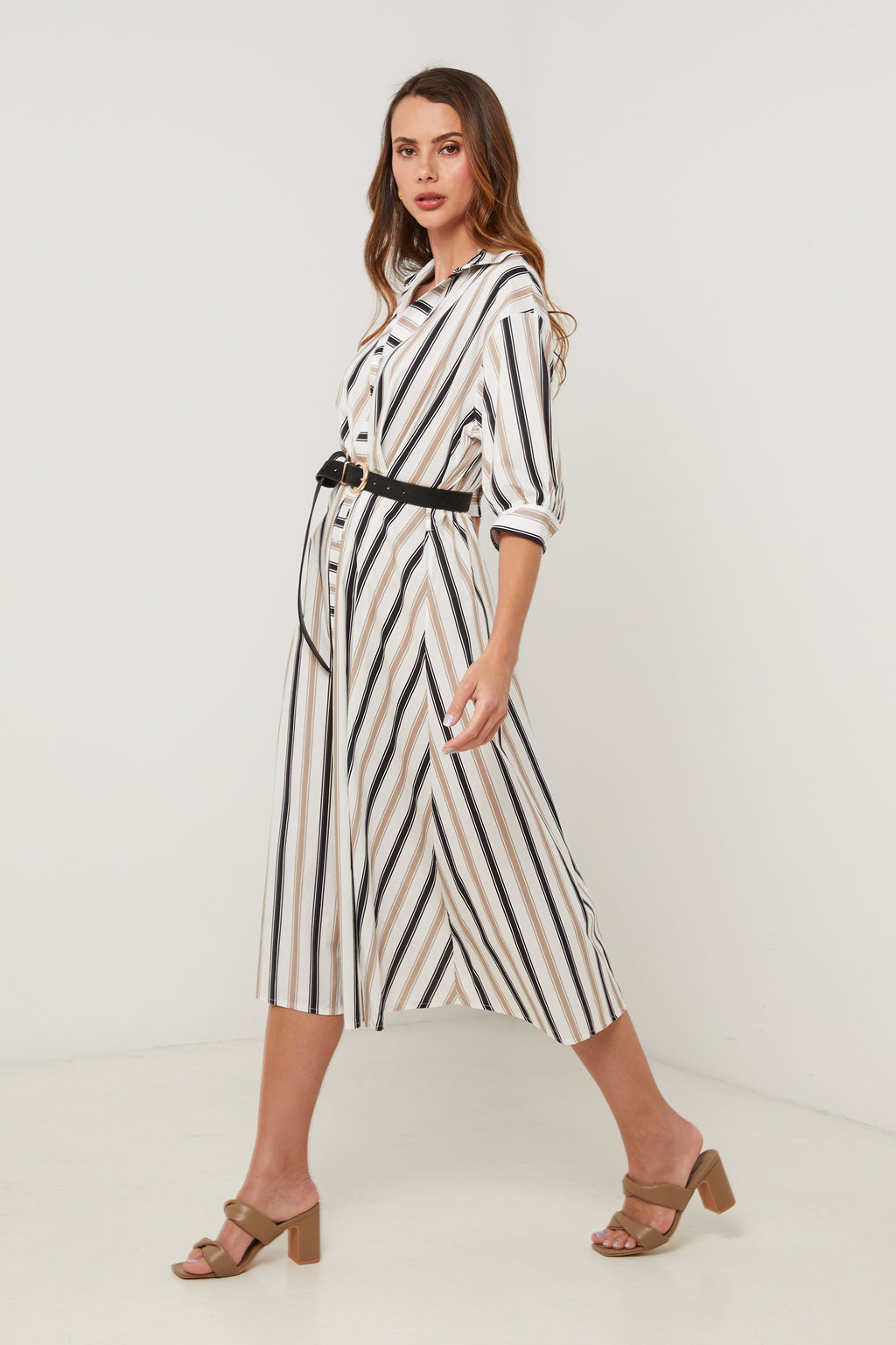 Dress - Black White - Women