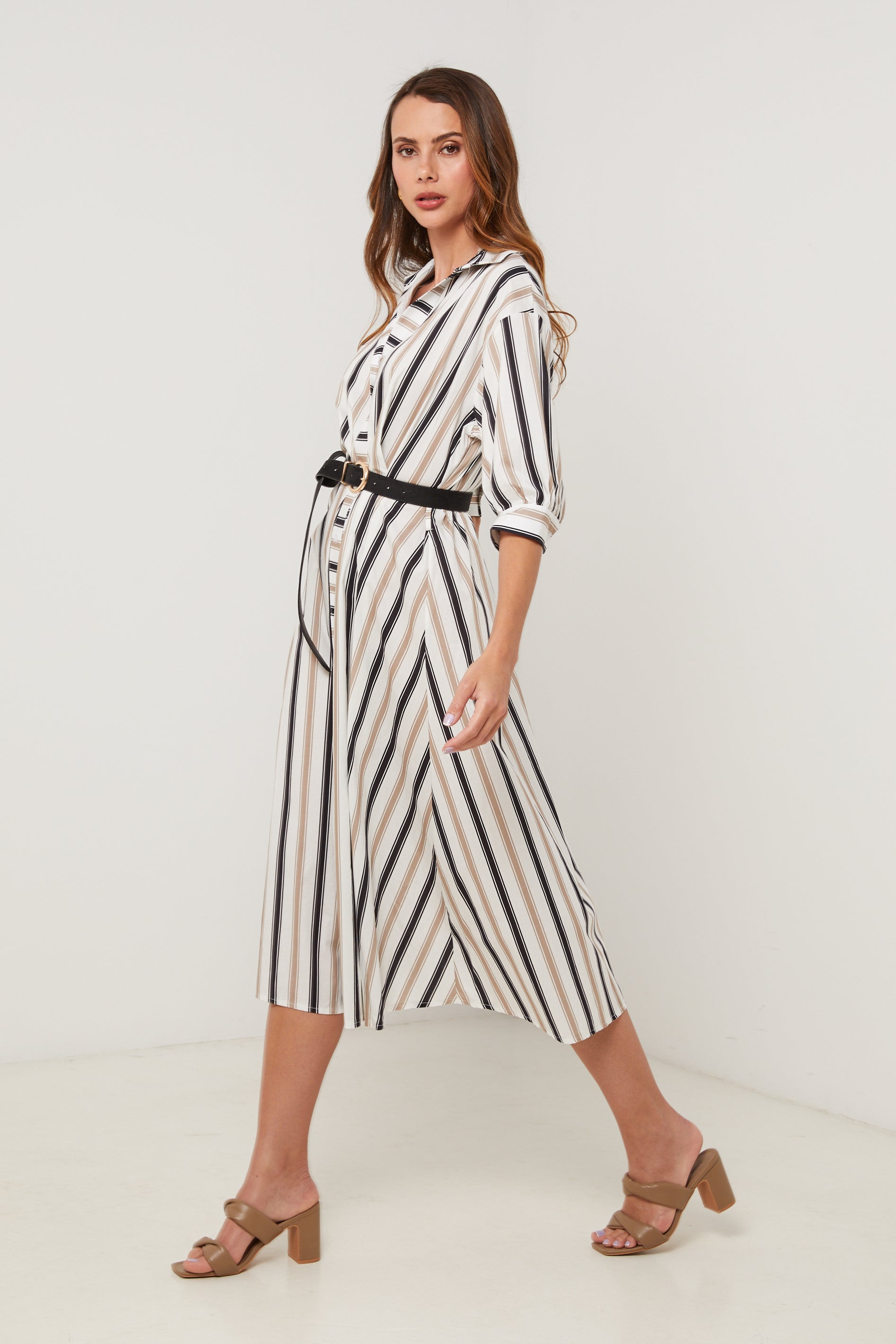 Dress - Black White - Women