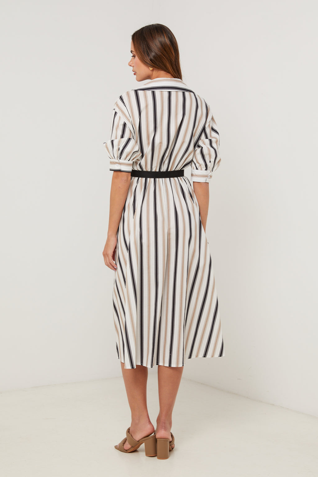 Dress - Black White - Women