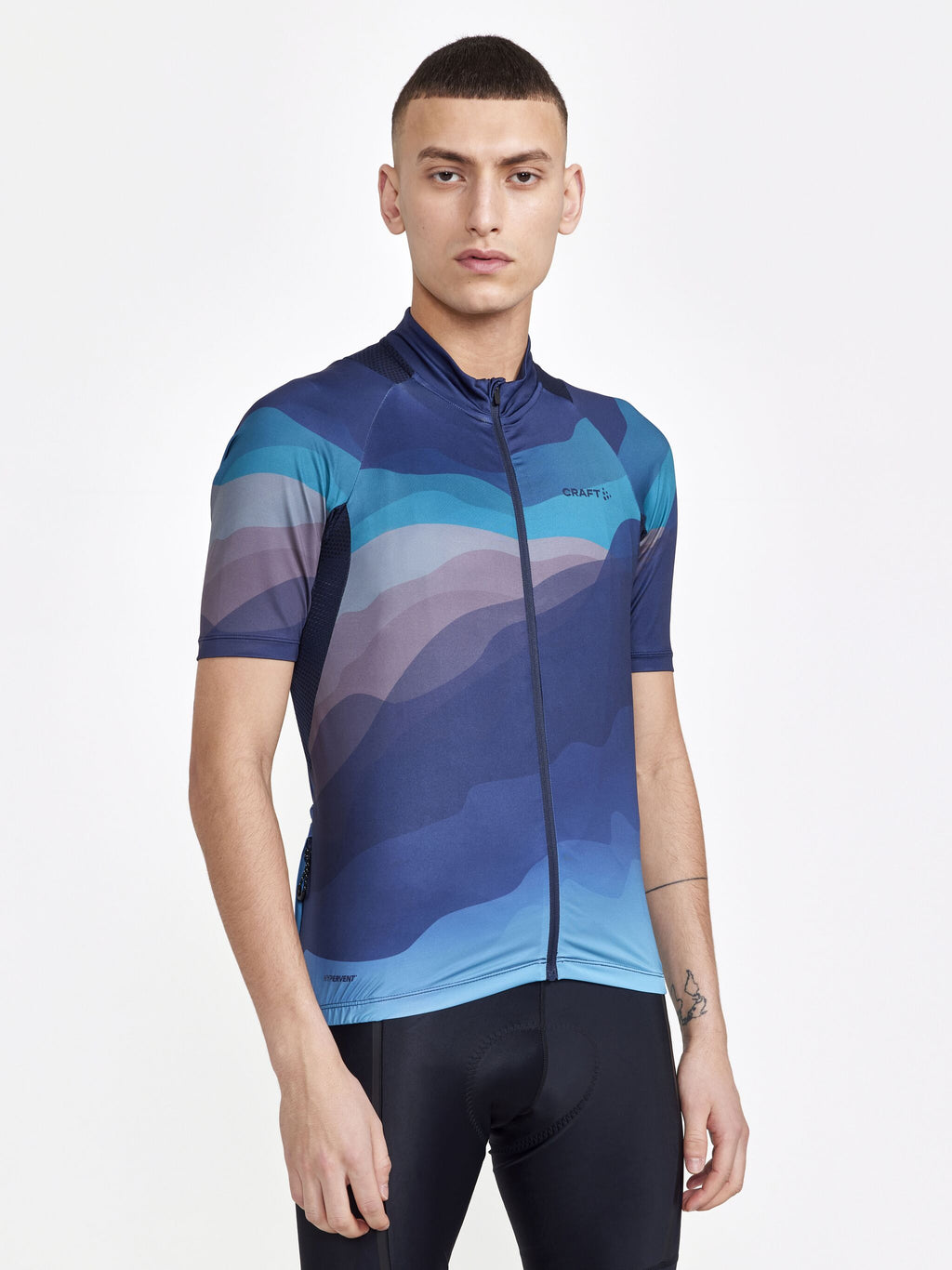 Maillot de ciclismo Graphic Adv Endur - Aqu - Hombre