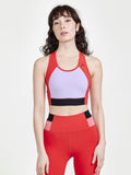 Haut De Sport Pro Hit Blocked - Re - Femme