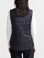 Core Light Padded Sleeveless Jacket - Black - Women
