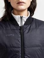 Core Light Padded Sleeveless Jacket - Black - Women