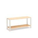 Bona - Étagère 120 Cm 2 Étagères - Chêne & Crème