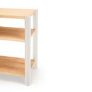 Bona - Étagère 120 Cm 3 Étagères - Chêne & Crème