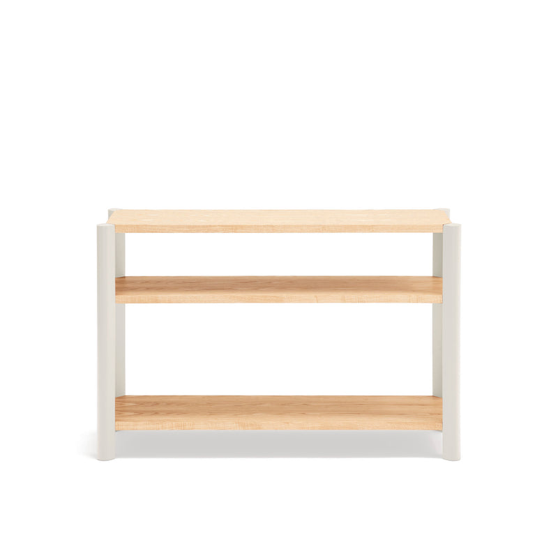 Bona - Étagère 120 Cm 3 Étagères - Chêne & Crème