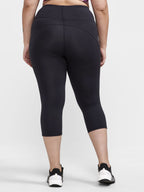 Collant Capri Adv Essence Plus - Noir - Femme