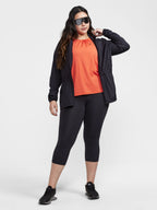 Collant Capri Adv Essence Plus - Noir - Femme