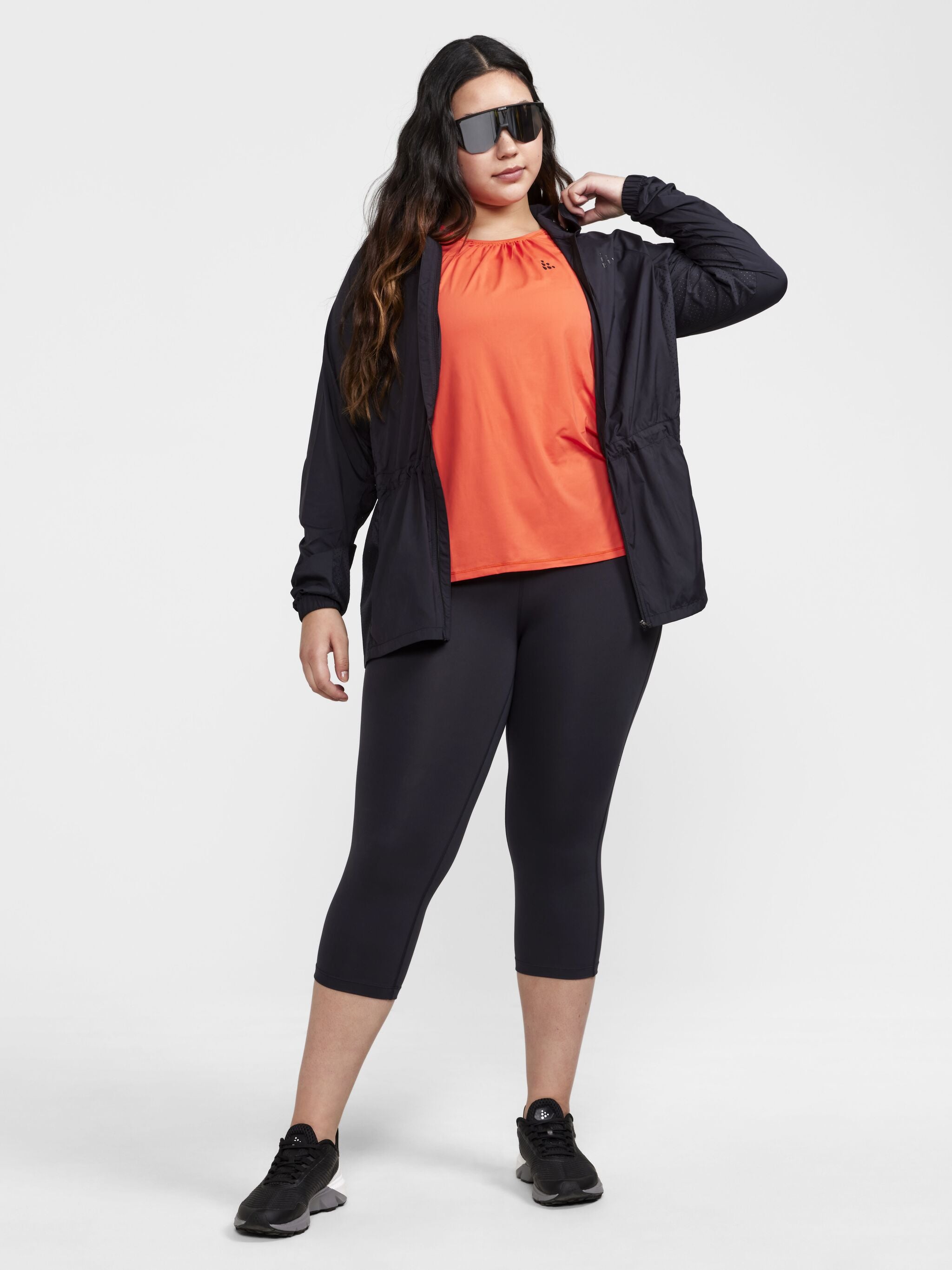 Collant Capri Adv Essence Plus - Noir - Femme
