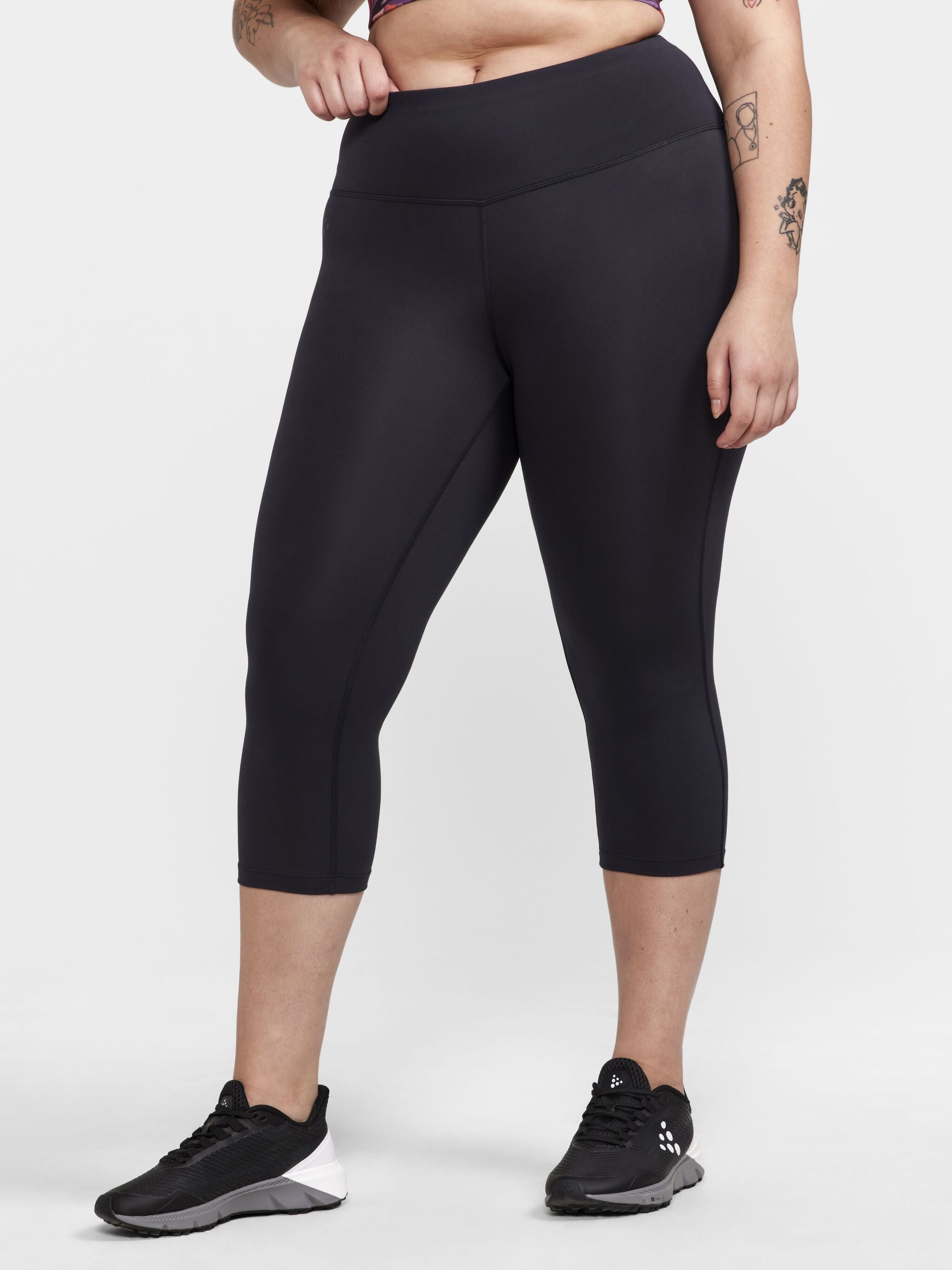 Collant Capri Adv Essence Plus - Noir - Femme