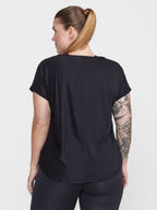 T-Shirt Manches Courtes Core Essence Plus - Bla - Femme