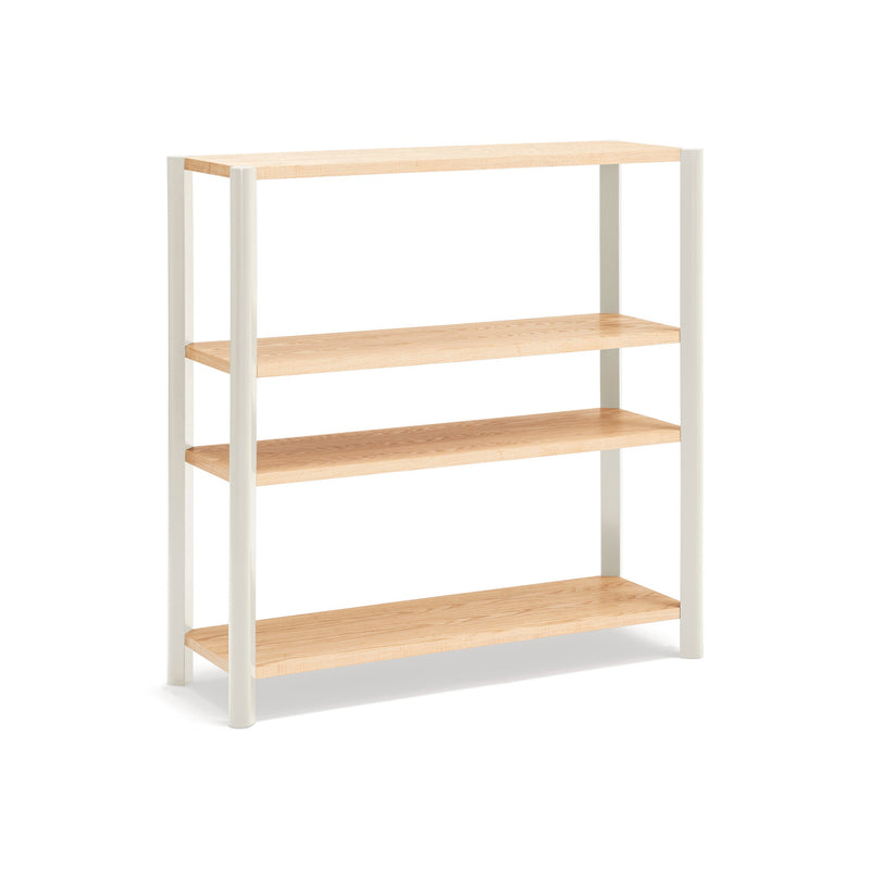 Bona - Étagère 120 Cm 4 Étagères - Chêne & Crème