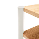 Bona - Étagère 120 Cm 4 Étagères - Chêne & Crème