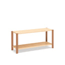 Bona - Étagère 120 Cm 2 Étagères - Chêne & Argile