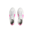 Edition 4 white fluorescent pink stripe