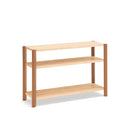 Bona - Étagère 120 Cm 3 Étagères - Chêne & Argile