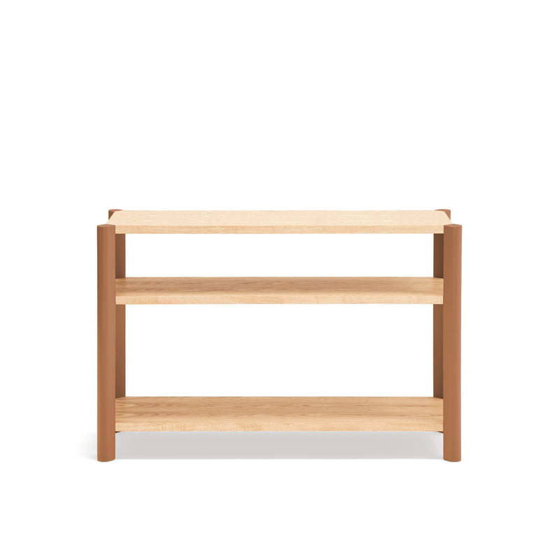 Bona - Étagère 120 Cm 3 Étagères - Chêne & Argile