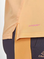 T-Shirt Manches Courtes De Trail Pro - Peach-Deser - Femme