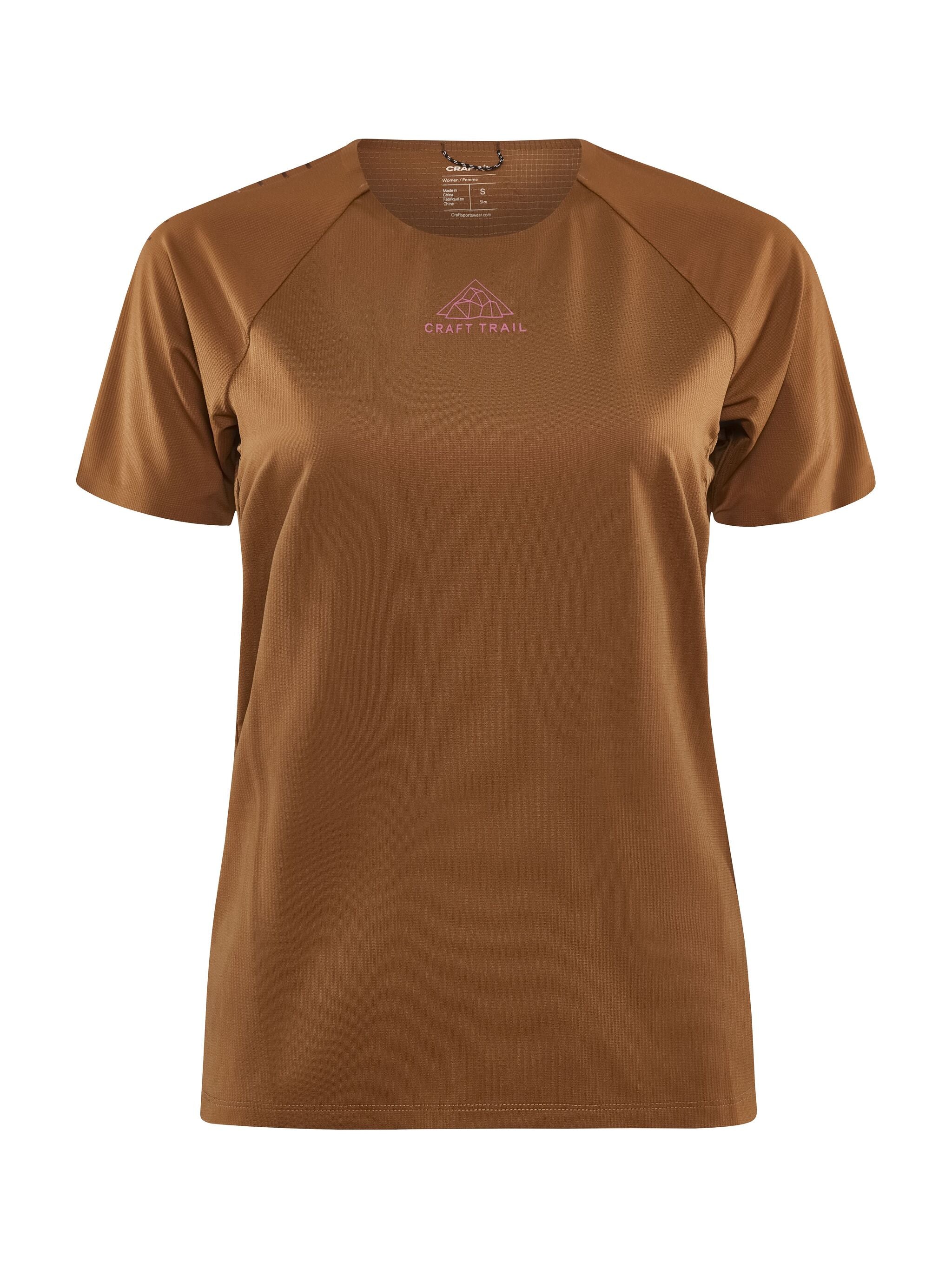 T-Shirt Manches Courtes De Trail Pro - Roots - Femme