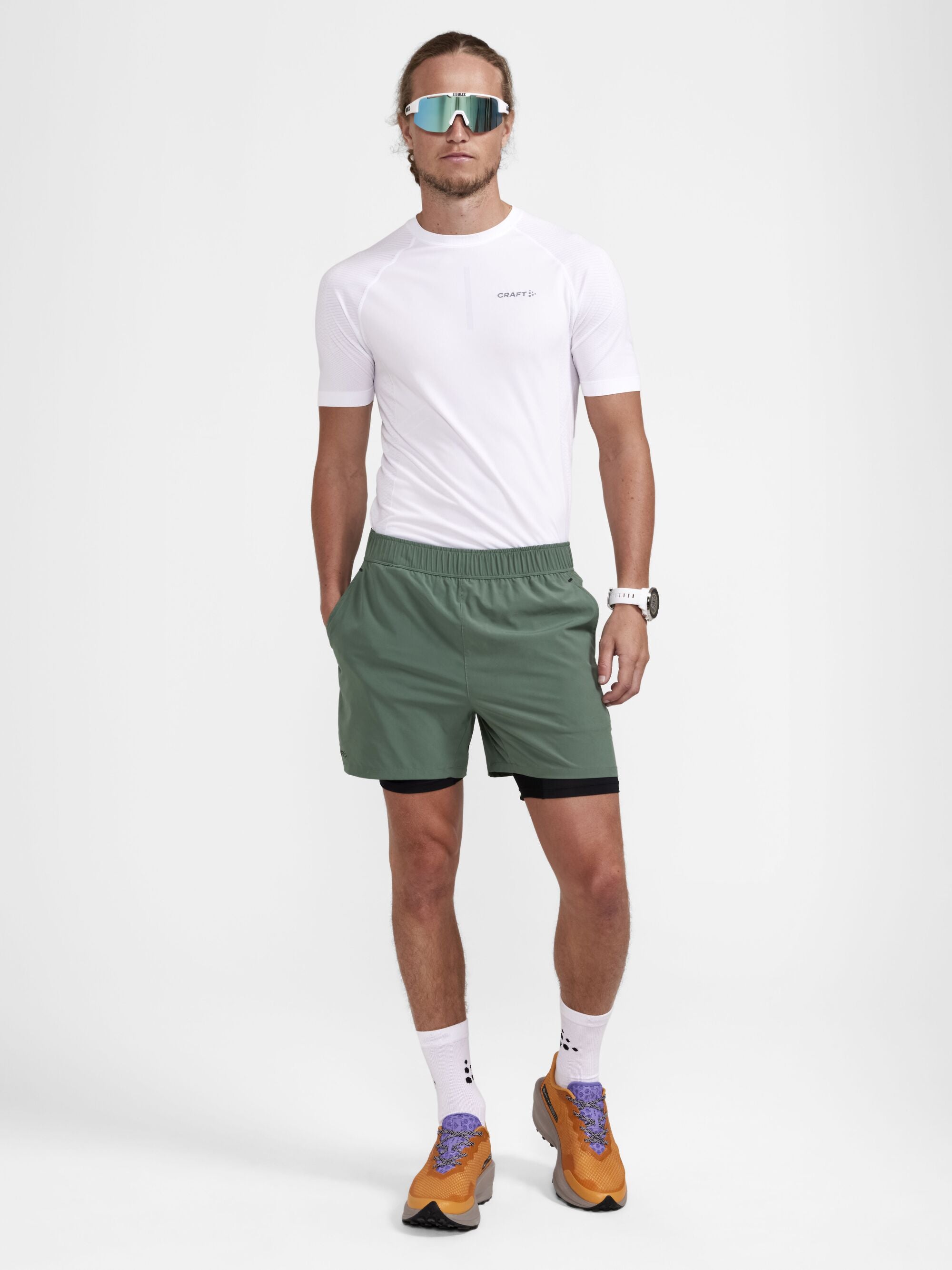 T-Shirt Manches Courtes Adv Cool Intensity - Wh - Homme