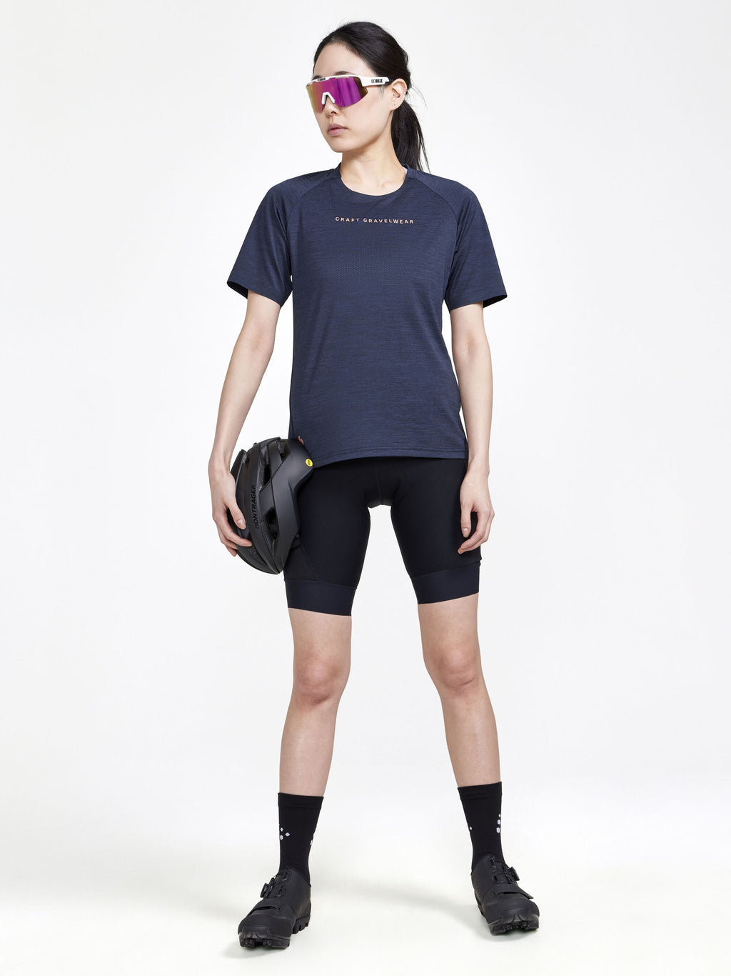 Short Adv Gravel - Noir - Femme