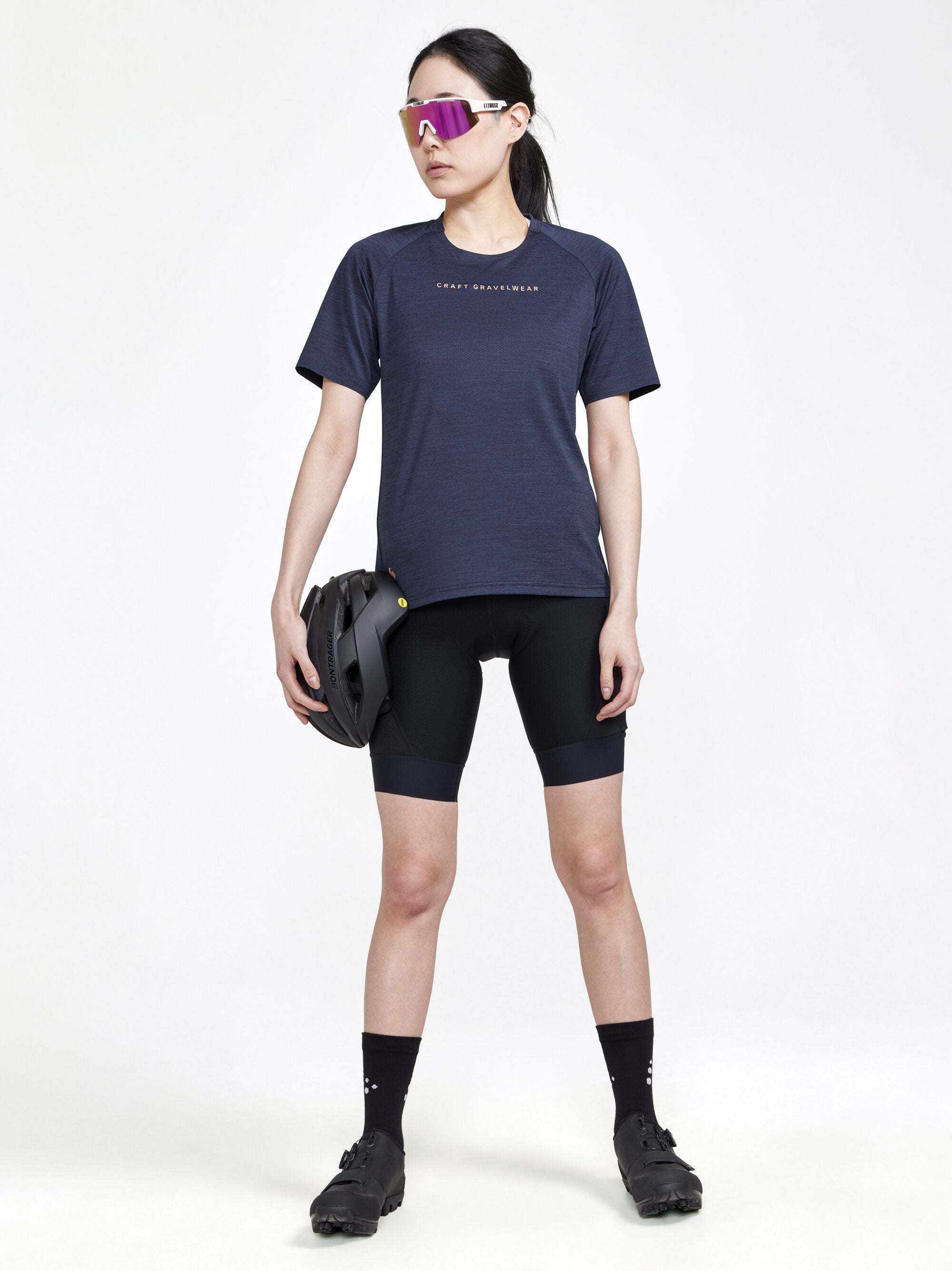 Short Adv Gravel - Noir - Femme