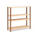 Bona - Étagère 120 Cm 4 Étagères - Chêne & Argile