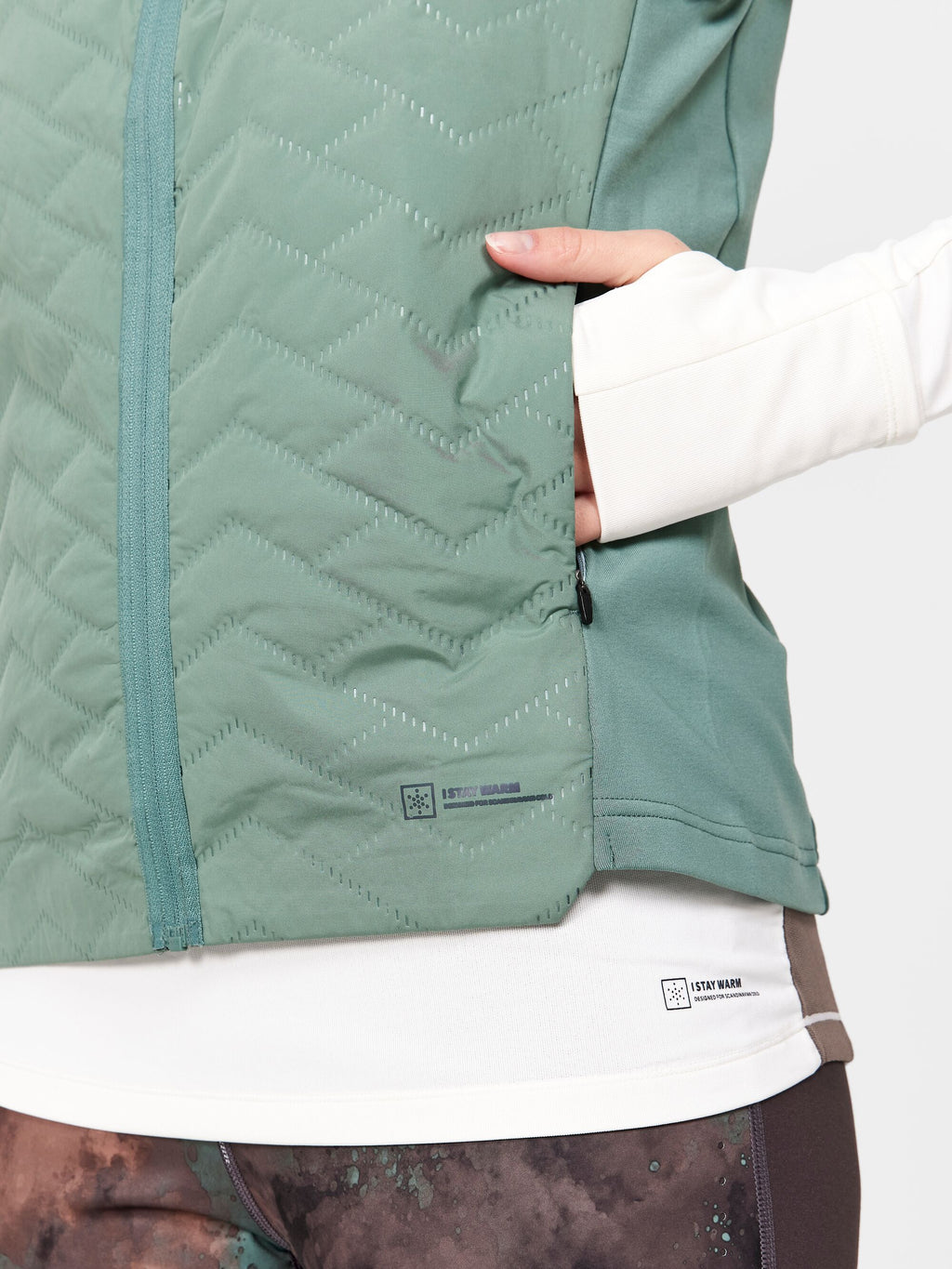 Veste Sans Manches Adv Subz 4 - Thyme - Femme