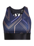 Padded Adv Hit Sports Top - Bla - Women
