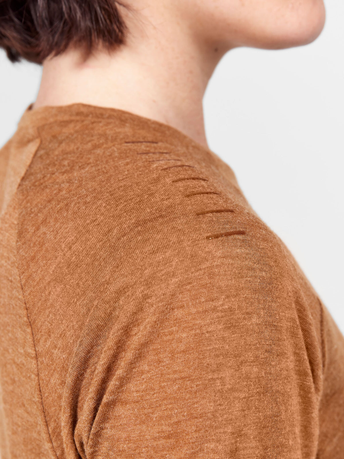 T-Shirt Manches Courtes Laine Adv Trail - Roots- - Femme