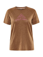 T-Shirt Manches Courtes Laine Adv Trail - Roots- - Femme