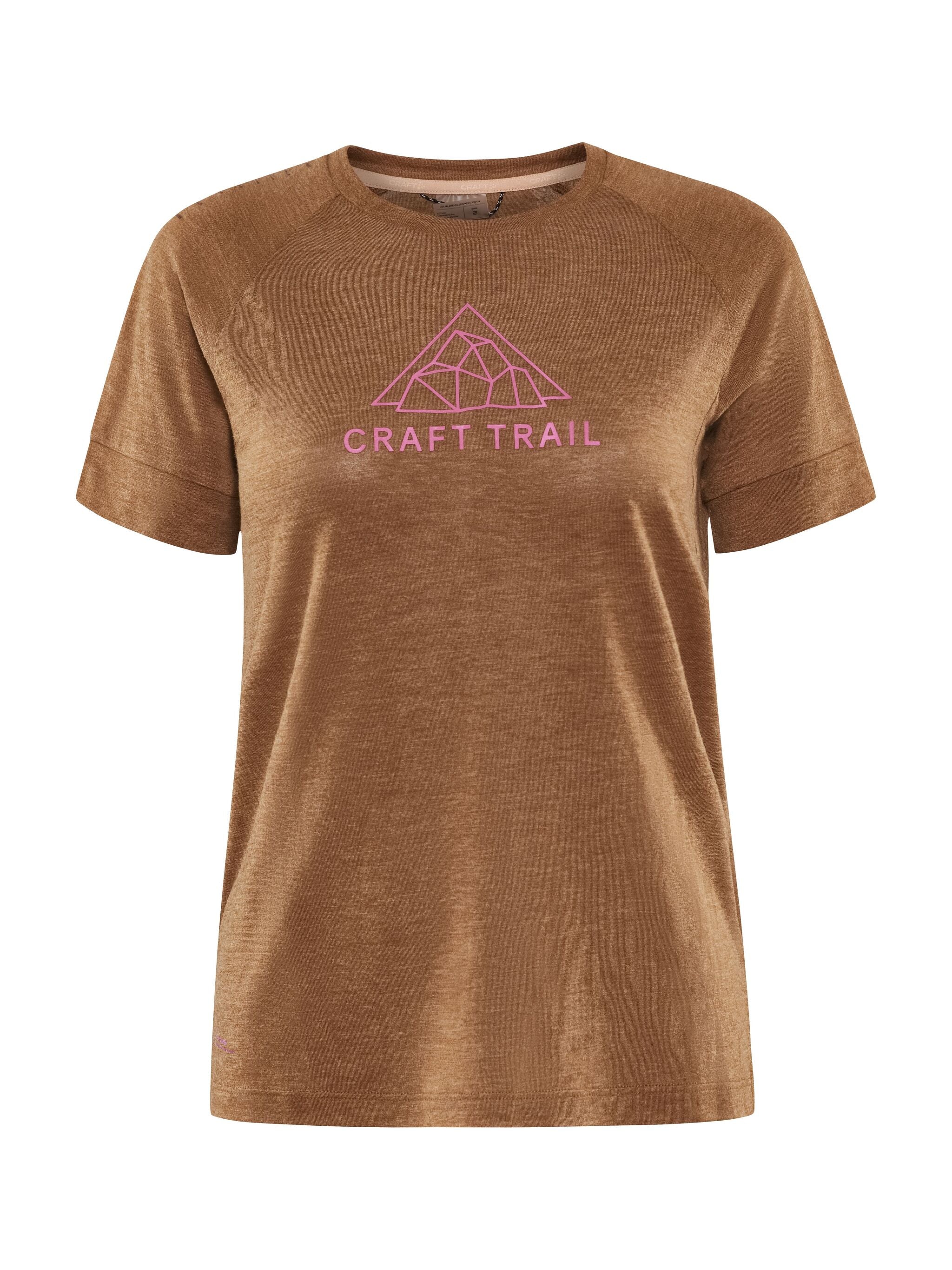 T-Shirt Manches Courtes Laine Adv Trail - Roots- - Femme
