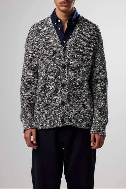 Cardigan Jesse - Navy Mouline