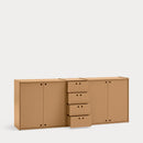 Wally - Buffet 4P - Marron