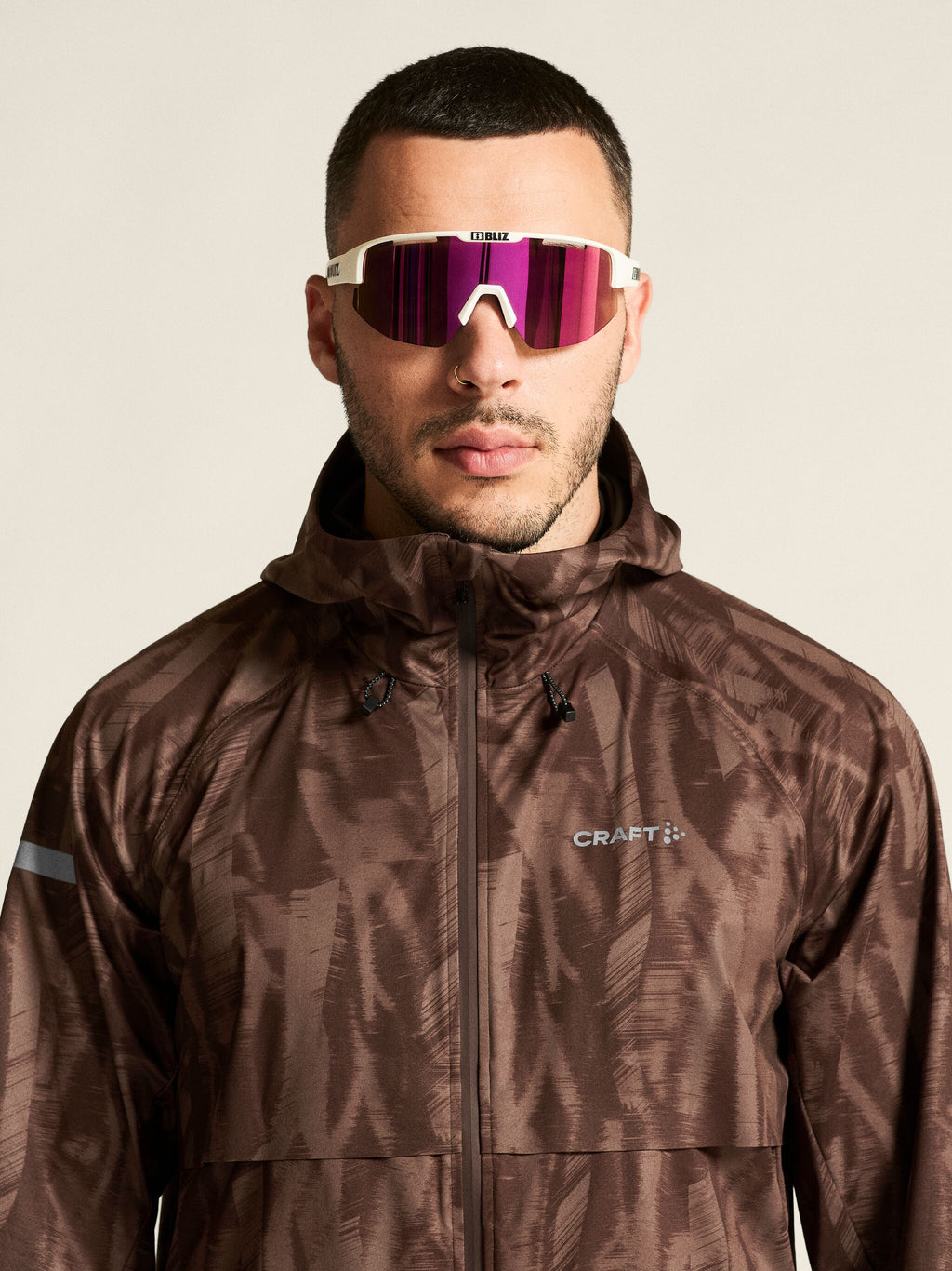 Veste Imperméable Pro Hydro 3 - Prune/Mul - Homme