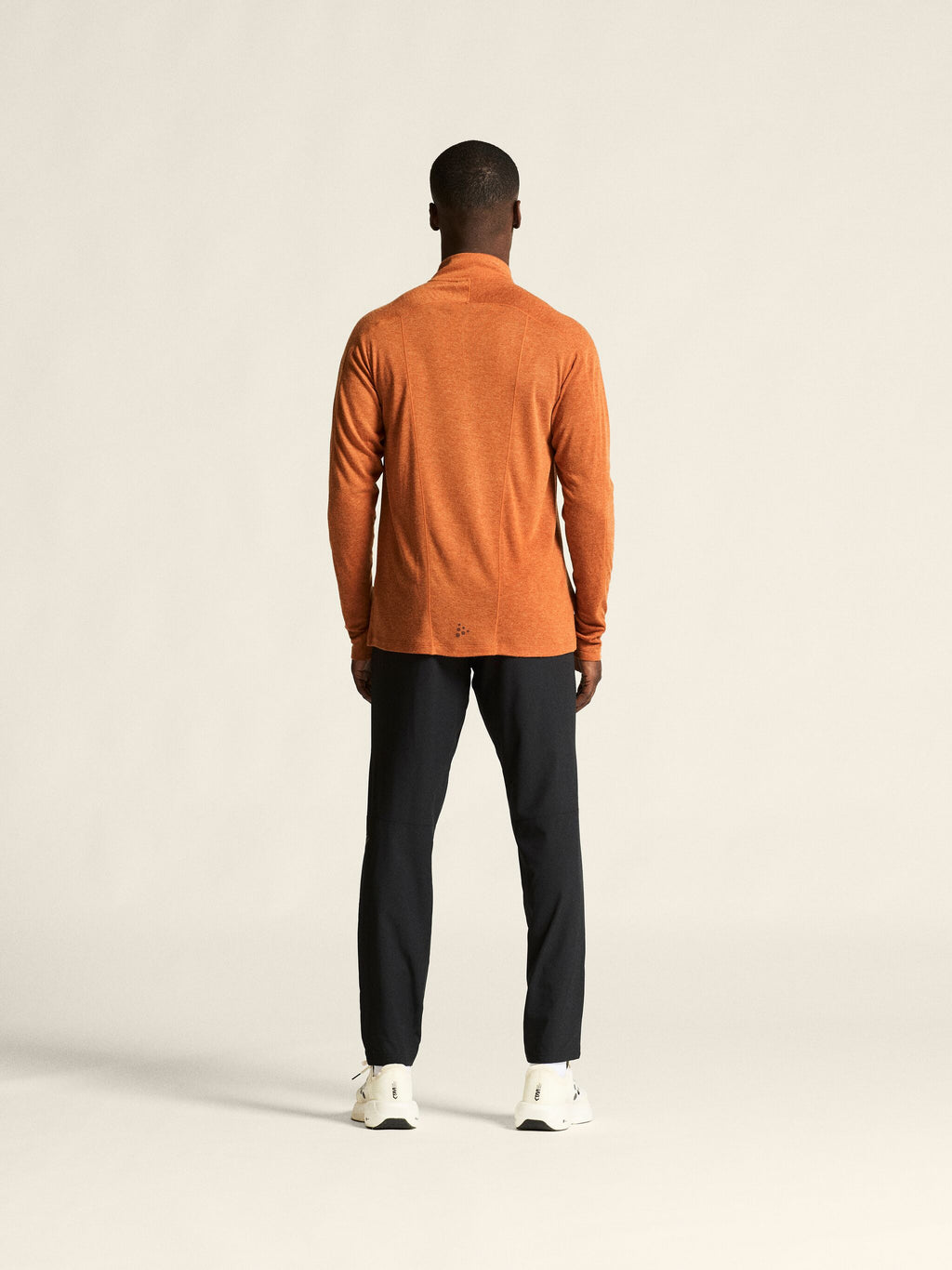 T-Shirt Manches Longues Laine - Buff/Melange - Homme